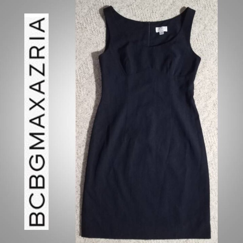 BCBG Maxazria navy blue dress size 4 READ LISITNG!!